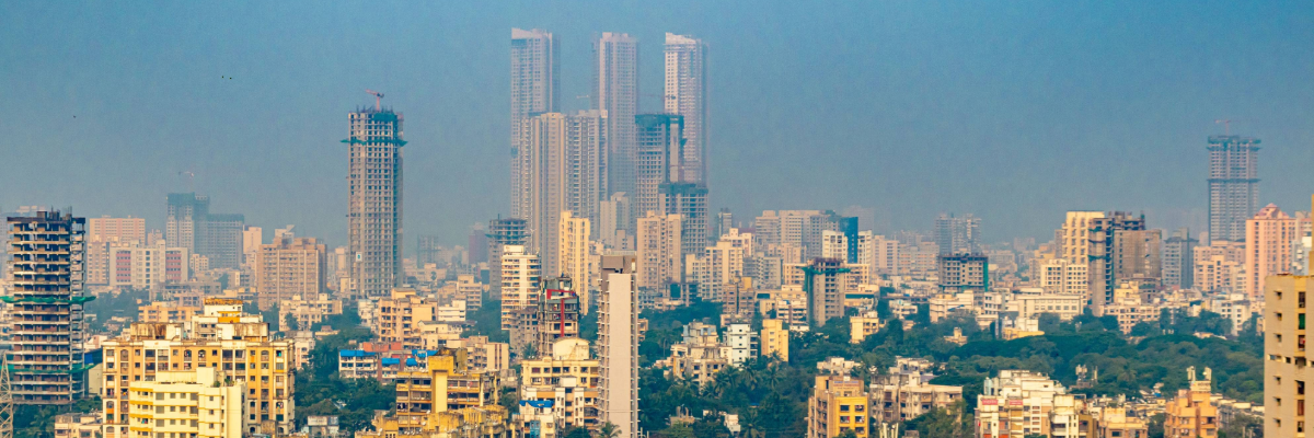 Imagem do edifício Antilia, em Mumbai.