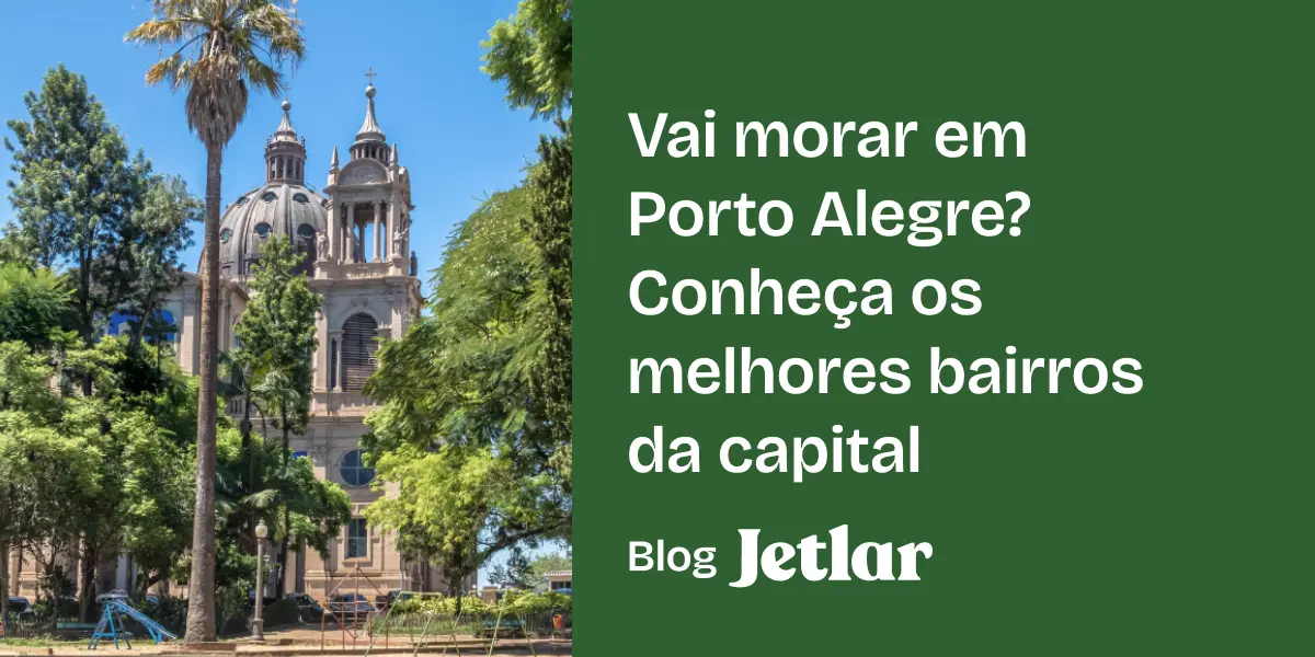 Imagem de um dos melhores bairros de Porto Alegre.