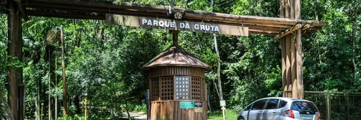 Imagem do Parque da Gruta, no bairro Higienópolis. 